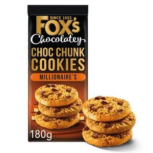 Fox's 180g Chocolatey Biscuits Millionaire's Chocolate Cookies