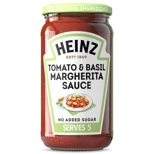 Heinz 490g Tomato & Basil Margherita Pasta Sauce - gallery image 1