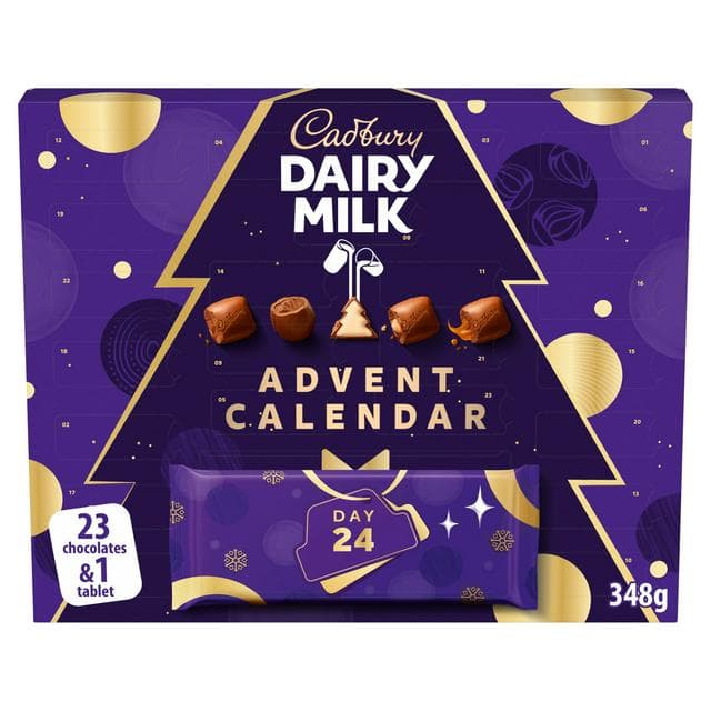 Cadbury Dairy Milk 340g Chocolate Extra Special Day 24 Advent Calendar - gallery image 1