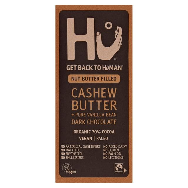 Hu Cashew Butter & Pure Vanilla Bean Dark Chocolate Bar 60g - gallery image 1