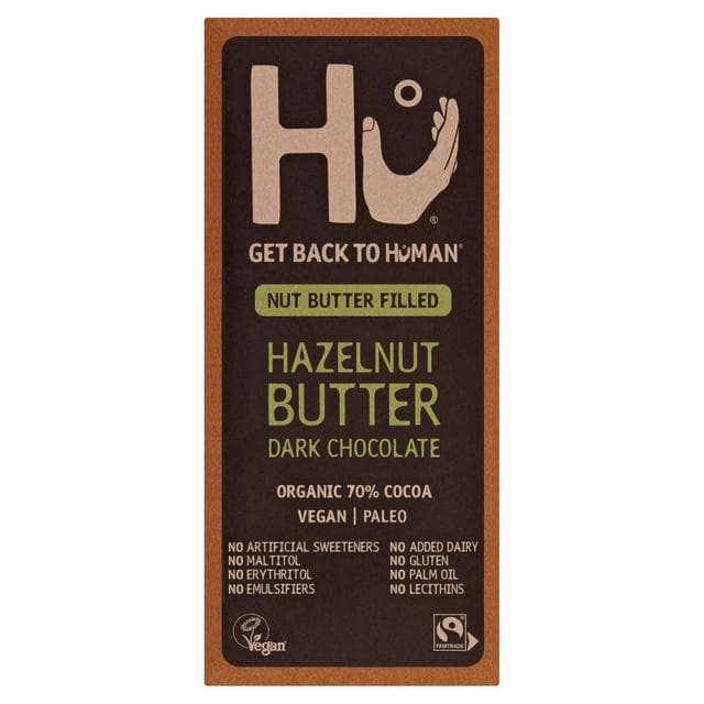 Hu Hazelnut Butter Dark Chocolate Bar 60g - gallery image 1