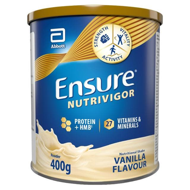 Ensure NutriVigor Vanilla Flavour Nutritional Protein Shake 400g - gallery image 1