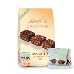 Lindt Choco Wafer Assorted Chocolate Sharing Box 138g