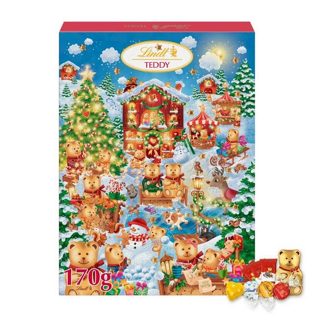 Lindt 170g Teddy Winter Wonderland Chocolate Advent Calendar - gallery image 1