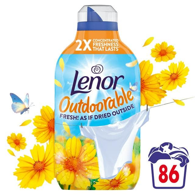 Lenor Outdoorable Summer Breeze Fabric Conditioner 86 Washes - gallery image 1