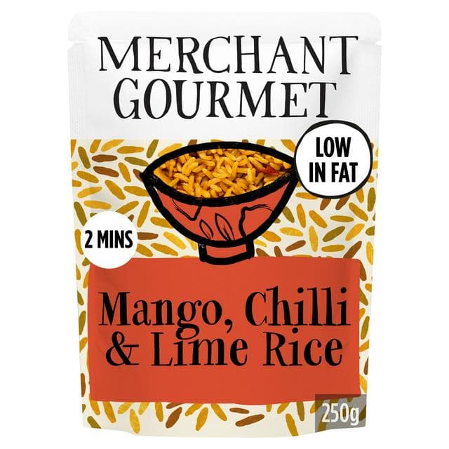Merchant Gourmet Mango Chilli Lime Wholegrain & White Microwave Rice 250g - gallery image 1