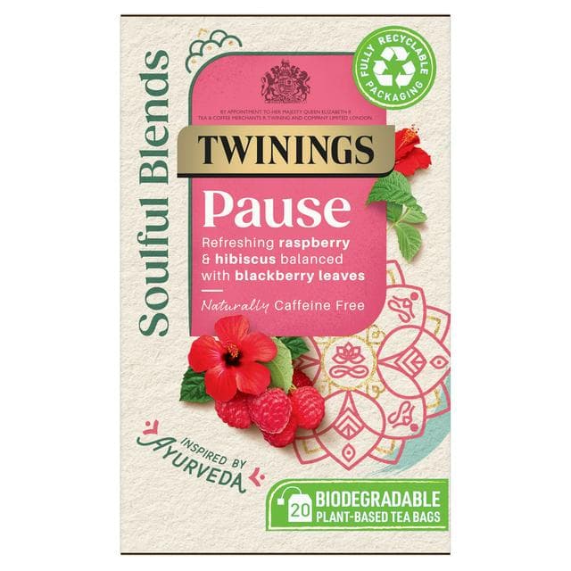 Twinings Soulful Blends Pause 20 Plant-Based Tea Bags 36g - gallery image 1