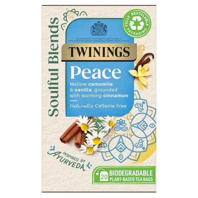Twinings Soulful Blends Peace 20 Plant-Based Tea Bags 40g - gallery image 1