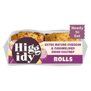Higgidy 54g Cheddar & Caramelised Onion Chutney Rolls