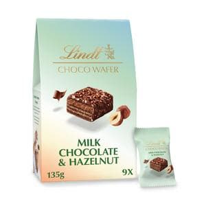 Lindt Choco Wafer Milk Chocolate & Hazelnut Sharing Box 135g