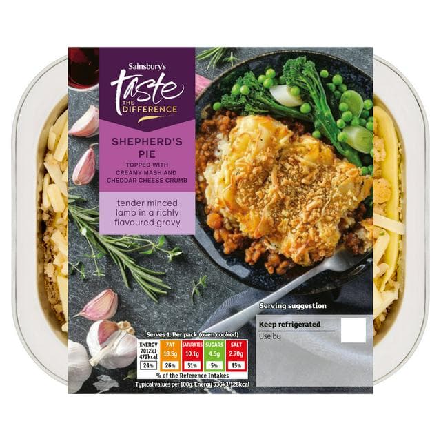 Sainsbury's Shepherd's Pie, Taste the Difference 400g (Serves 1) - gallery image 1