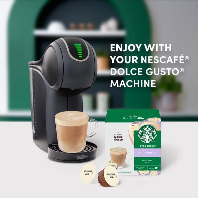 Starbucks by Nescafé Dolce Gusto 12 x White Mocha Coffee Pods (6 Servings) - gallery image 2