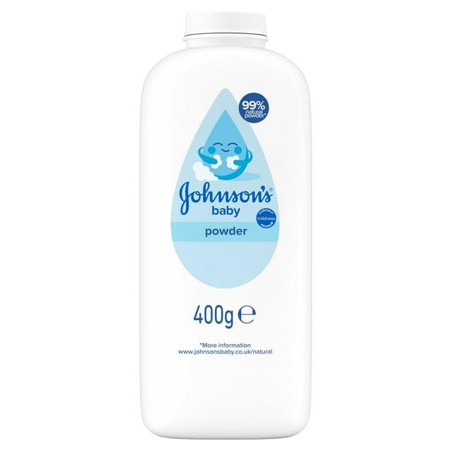 Johnson's Baby Sensitive Skin Natural Cornstarch Powder 400g - gallery image 1