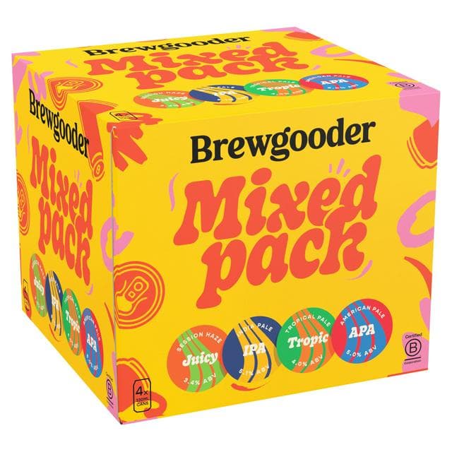 Brewgooder Mixed Pack x4 330ml - gallery image 1