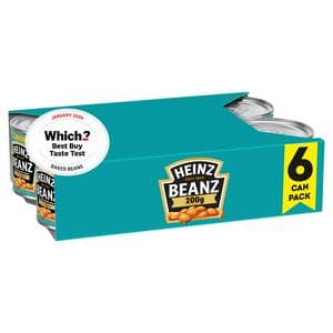 Heinz Baked Beans in a Rich Tomato Sauce 6x200g