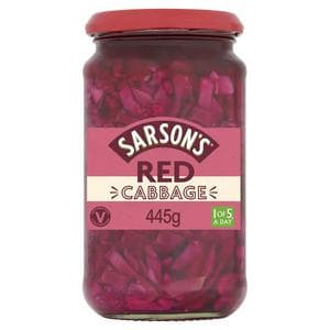 Sarson's 445g Sweet and Mild Red Cabbage (215g*)