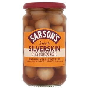 Sarson's 460g Superb Silverskin Onions (244g*)