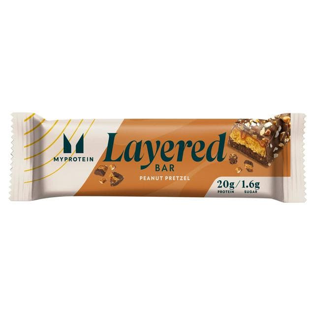 Myprotein Layered Chocolate Peanut Pretzel Flavour 60g - gallery image 1