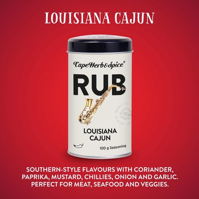 Cape Herb & Spice Rub Louisiana Cajun Seasoning 100g - gallery image 2