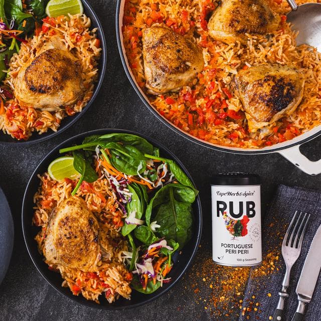 Cape Herb & Spice Rub Portuguese Peri Peri Seasoning 100g - gallery image 3