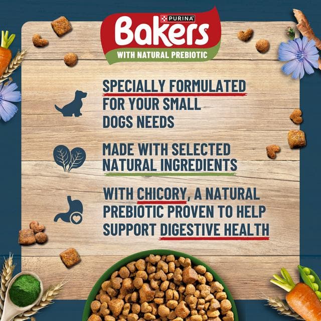 Bakers Small Dog Sensitive Tummy Chicken Dry Dog Food 2.7kg - gallery image 4