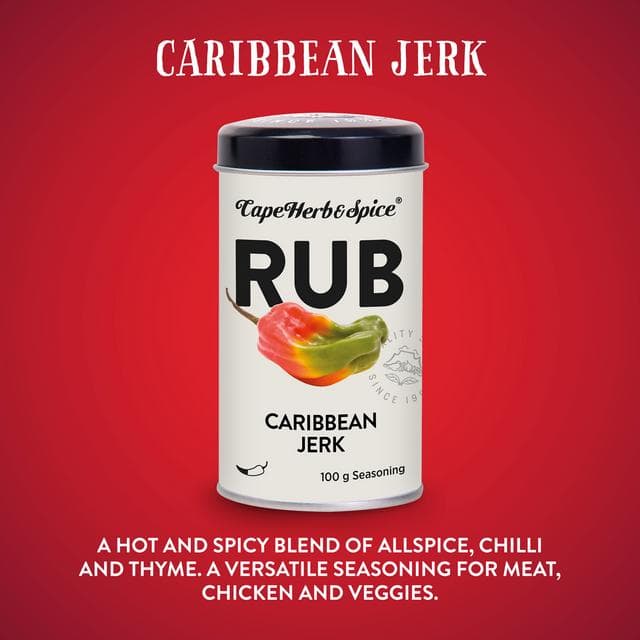 Cape Herb & Spice Rub Caribbean Jerk Seasoning 100g - gallery image 2