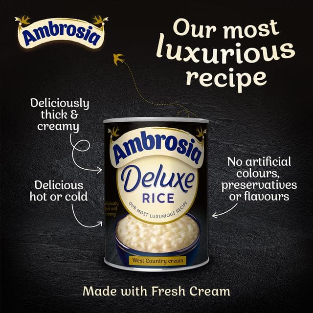 Ambrosia Deluxe 400g Rice Pudding Dessert Can - gallery image 2