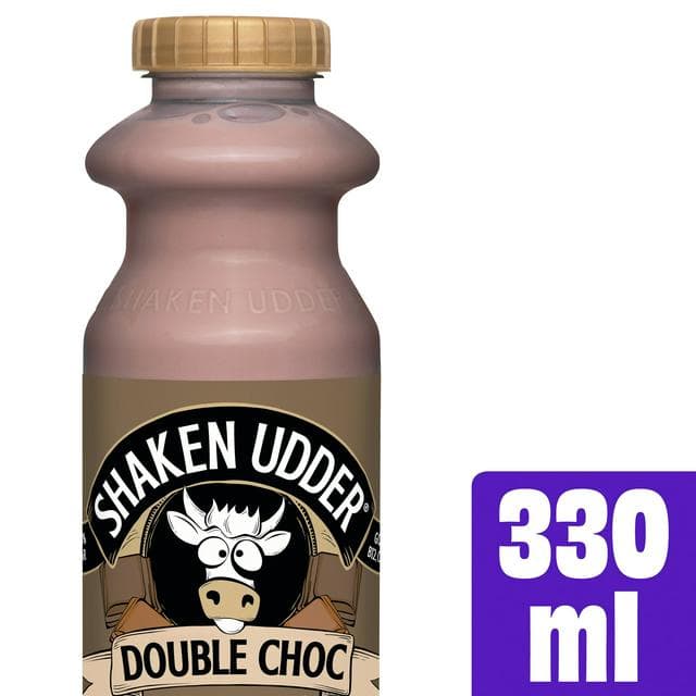 Shaken Udder Double Choc Milkshake 330ml - gallery image 1
