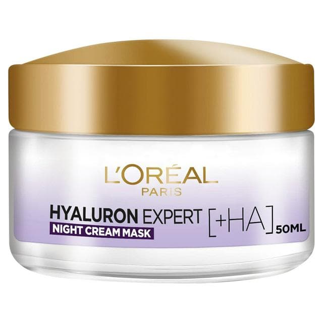 L'Oreal Paris Hyaluron Expert Replumping Moisturising Care Night Cream Mask - gallery image 1