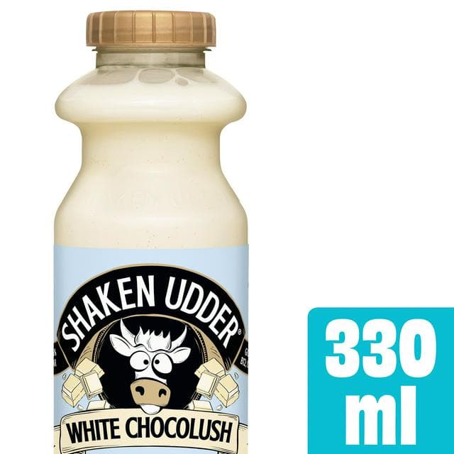 Shaken Udder White Chocolate Milkshake 330ml - gallery image 1