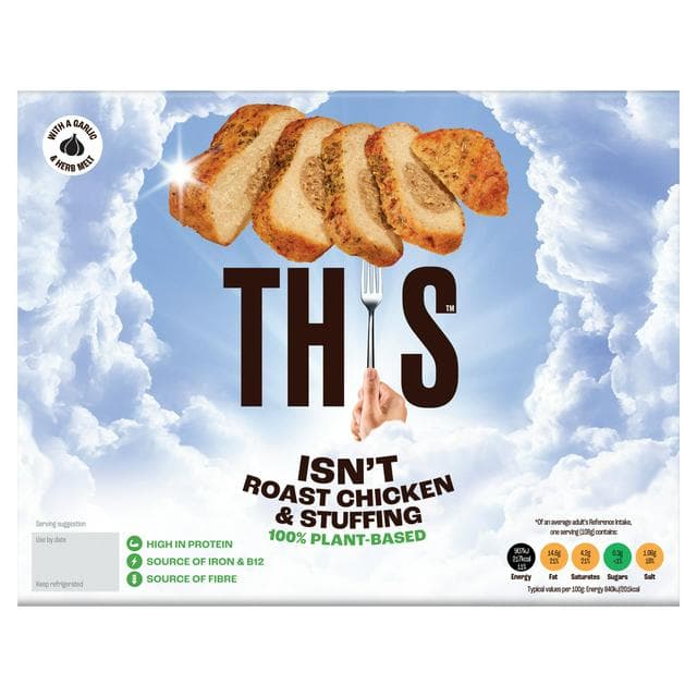 This Isn't 325g Roast Vegan Chicken & Stuffing - gallery image 1