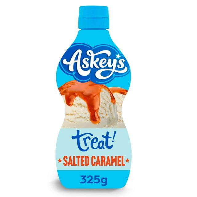Askeys Treat Salted Caramel Flavour Topping 325g - gallery image 1