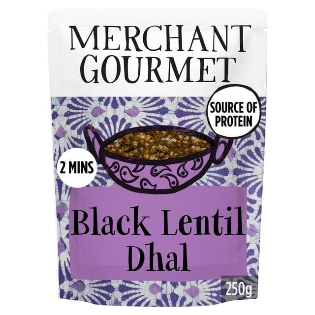 Merchant Gourmet Rich Black Dhal with Black Lentils & Coconut Cream 250g - gallery image 1