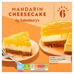 Sainsbury's Mandarin Cheesecake 500g