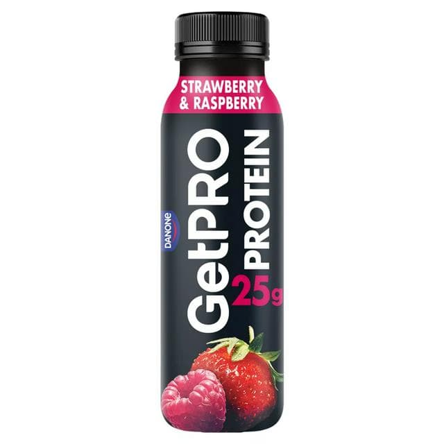 GetPro 300g Strawberry Raspberry Flavour Drinking Yoghurt - gallery image 1
