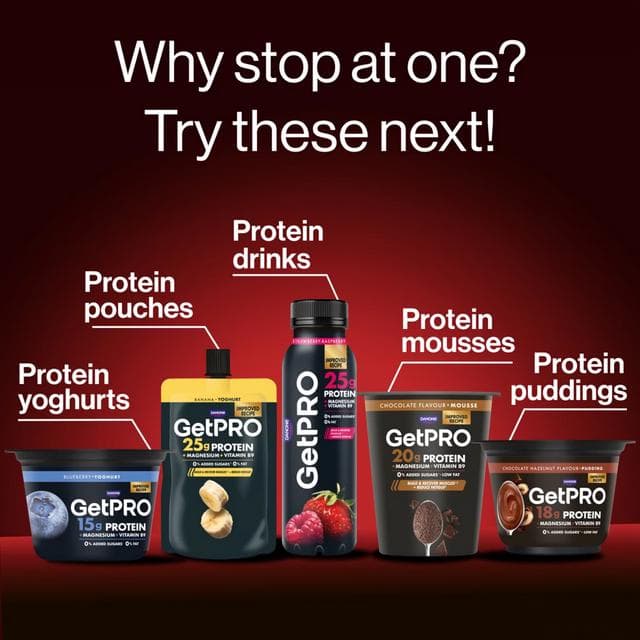 GetPro 300g Strawberry Raspberry Flavour Drinking Yoghurt - gallery image 6