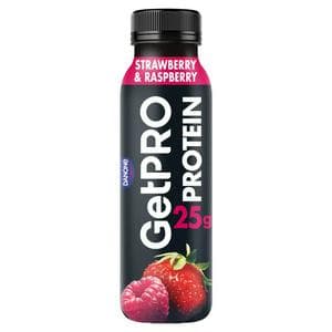 GetPro 300g Strawberry Raspberry Flavour Drinking Yoghurt