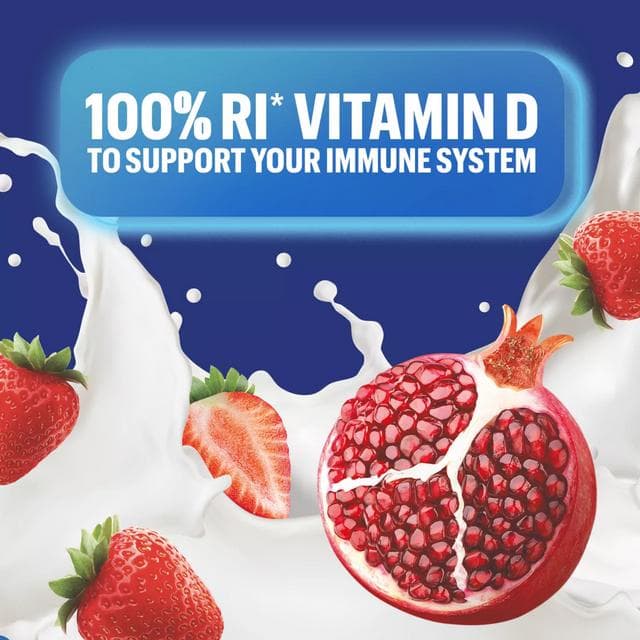 Actimel Triple Action Strawberry & Pomegranate Yoghurt Drink 8 x 100g - gallery image 3