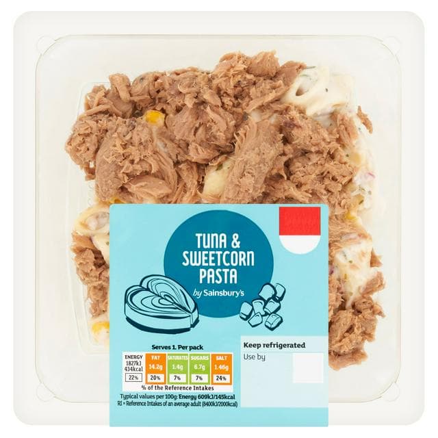 Sainsbury's 300g Tuna & Sweetcorn Pasta - gallery image 1