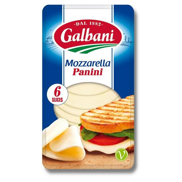 Galbani Mozzarella Panini Slices x6 120g - gallery image 1