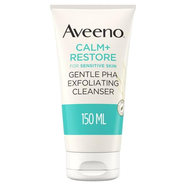 Aveeno Face Calm & Restore Gentle PHA Exfoliating Cleanser 150ml - gallery image 1