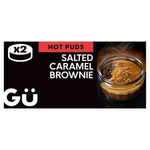 Gü Chocolate & Salted Caramel Brownie Dessert 2 x 80g