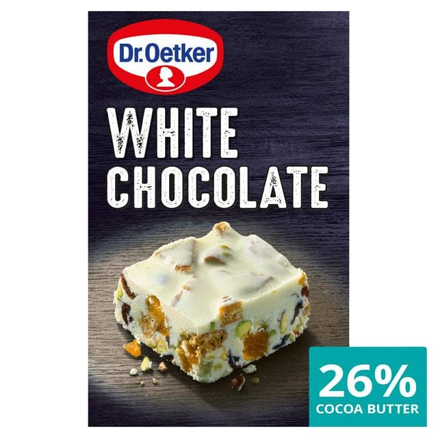 Dr. Oetker White Cooking Chocolate Bar 100g - gallery image 1