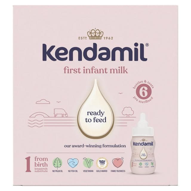 Kendamil First Infant Milk 1 From Baby Birth 6x70ml - gallery image 1