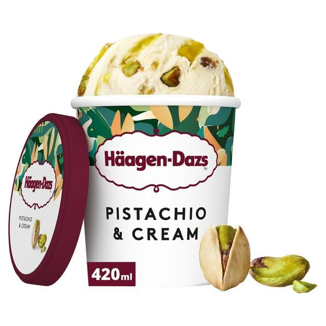 Haagen-Dazs Pistachio & Cream Ice Cream, Limited Edition 347g - gallery image 1