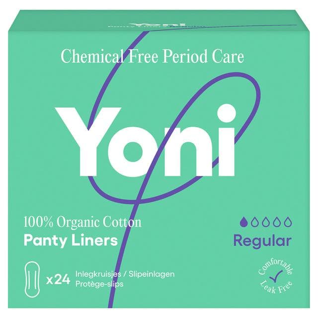 Yoni Organic Cotton Regular Panty Liners x24 - gallery image 1