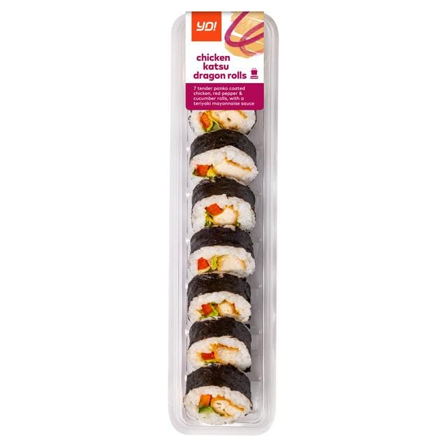 YO! 209g Chicken Katsu Dragon Rolls - gallery image 1