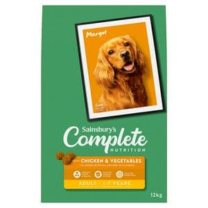 Sainsbury's 12kg Complete Nutrition Adult 1 - 7 Years with Chicken & Vegetables
