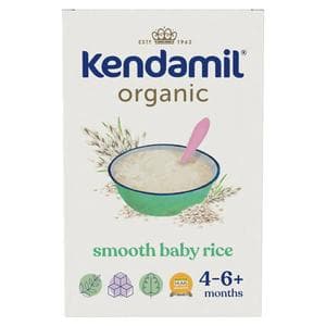 Kendamil Organic Smooth Baby Rice 4-6+ Months 120g