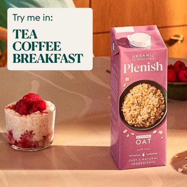 Plenish 1L Long Life Dairy Free Organic Oat Drink - gallery image 2